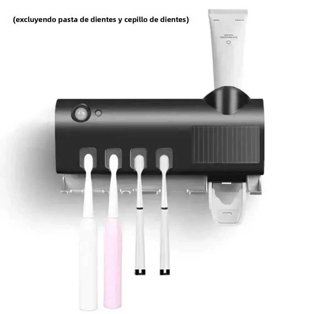TK Estéril De Cepillos De Dientes Solar Ultravioleta Montado En La Pared Con Portador Automático Y Accesorios De Baño