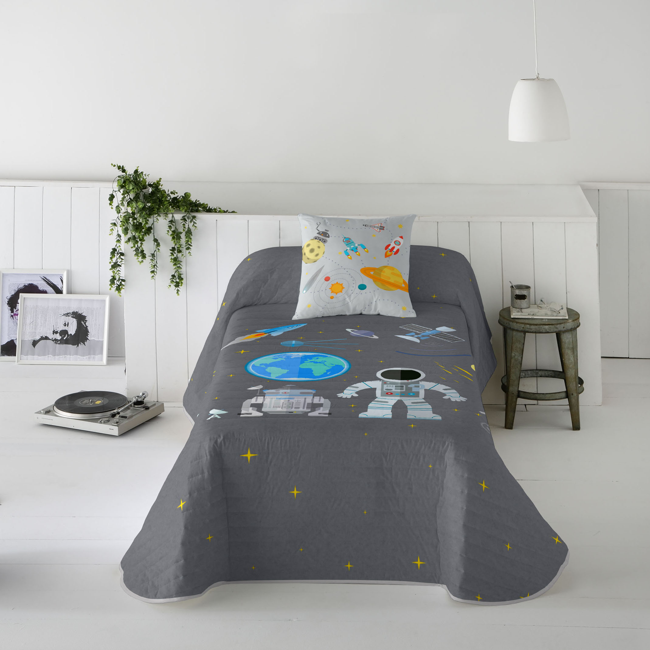 COOL KIDS - Colcha Bouti Infantil Reversible - 100% Algodón - Extra Suave - 10 Modelos Disponibles - Cama 90/105 cm - Fabricado en España