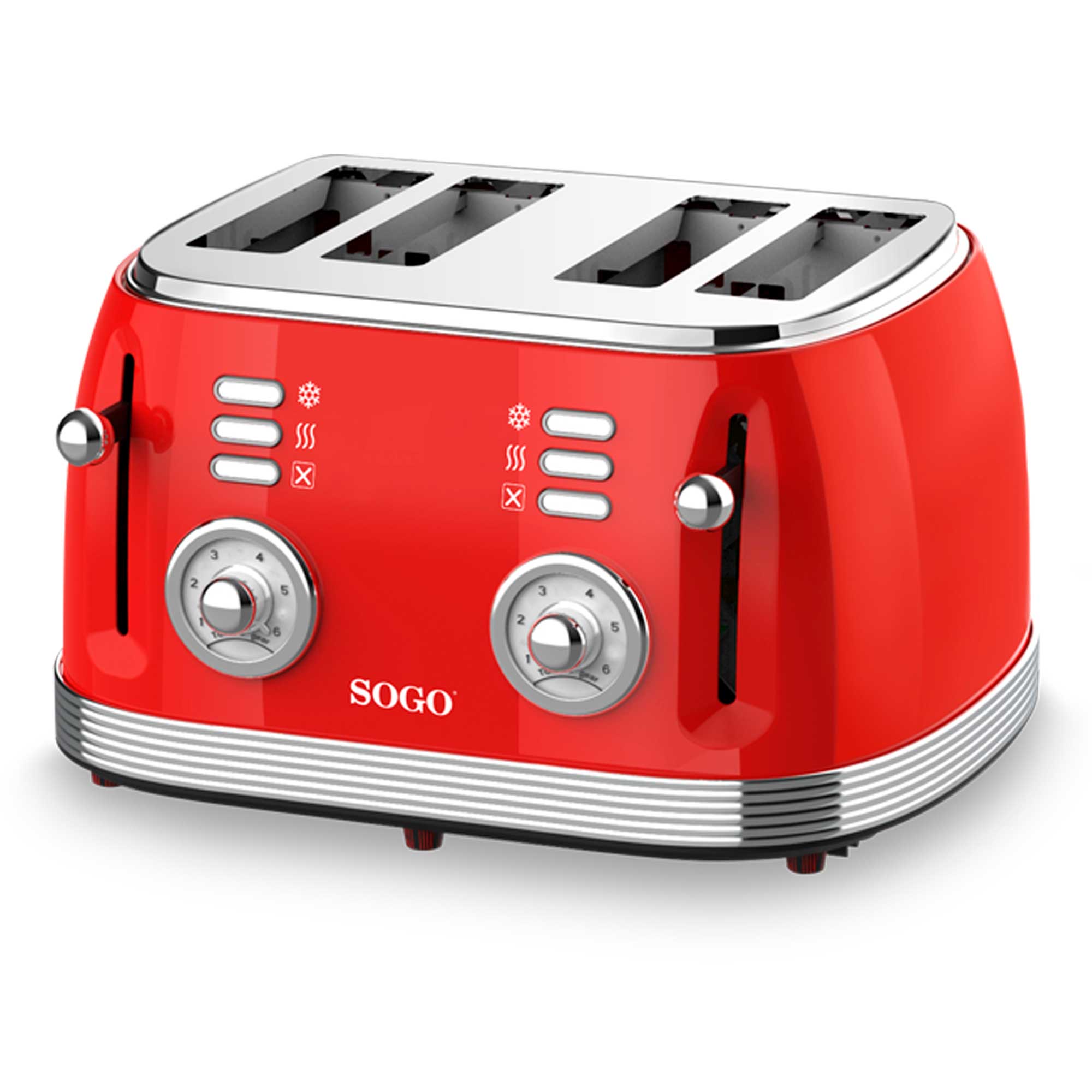Tostadora Retro 4 Rebandas-1500W