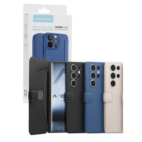 Funda de Tapa Silicona Suave para Samsung S24 Ultra