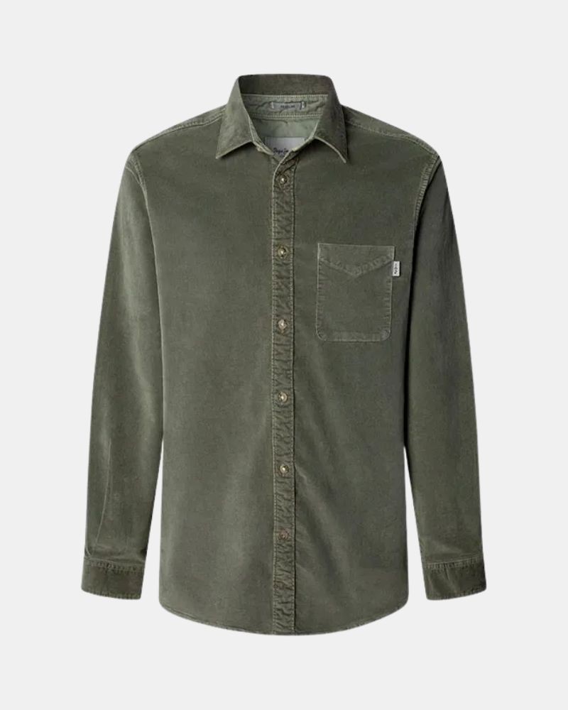 PEPE JEANS PM3090844 CLAYTON Camisas Manga larga Hombre Verde