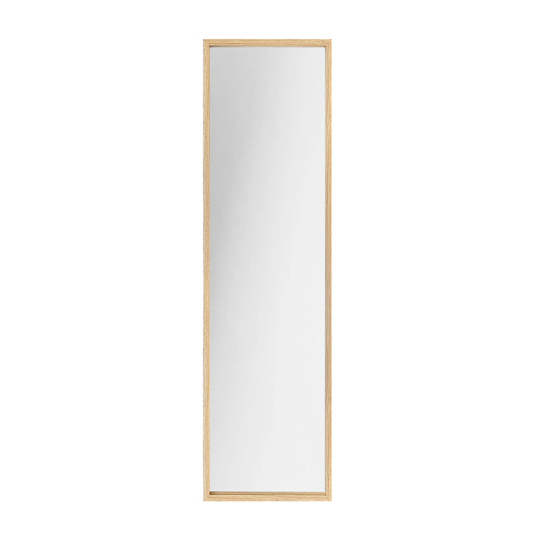 Espejo de Pie con Marco Madera Decorativo, Resistente con Soporte en Habitación, Recibidor, Vesidor y Tienda. Espejo Rectangular Cuerpo Entero.