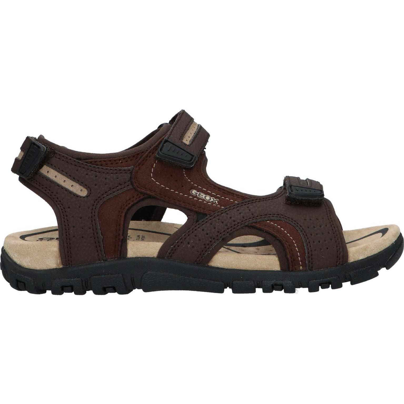 GEOX U8224D 050AU U S STRADA C0705 BROWN Men's Sandals