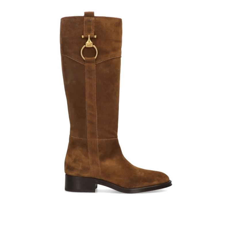 Bota Alpe - Mujer - Suela Plana - Modelo 227411 - Color Cuero