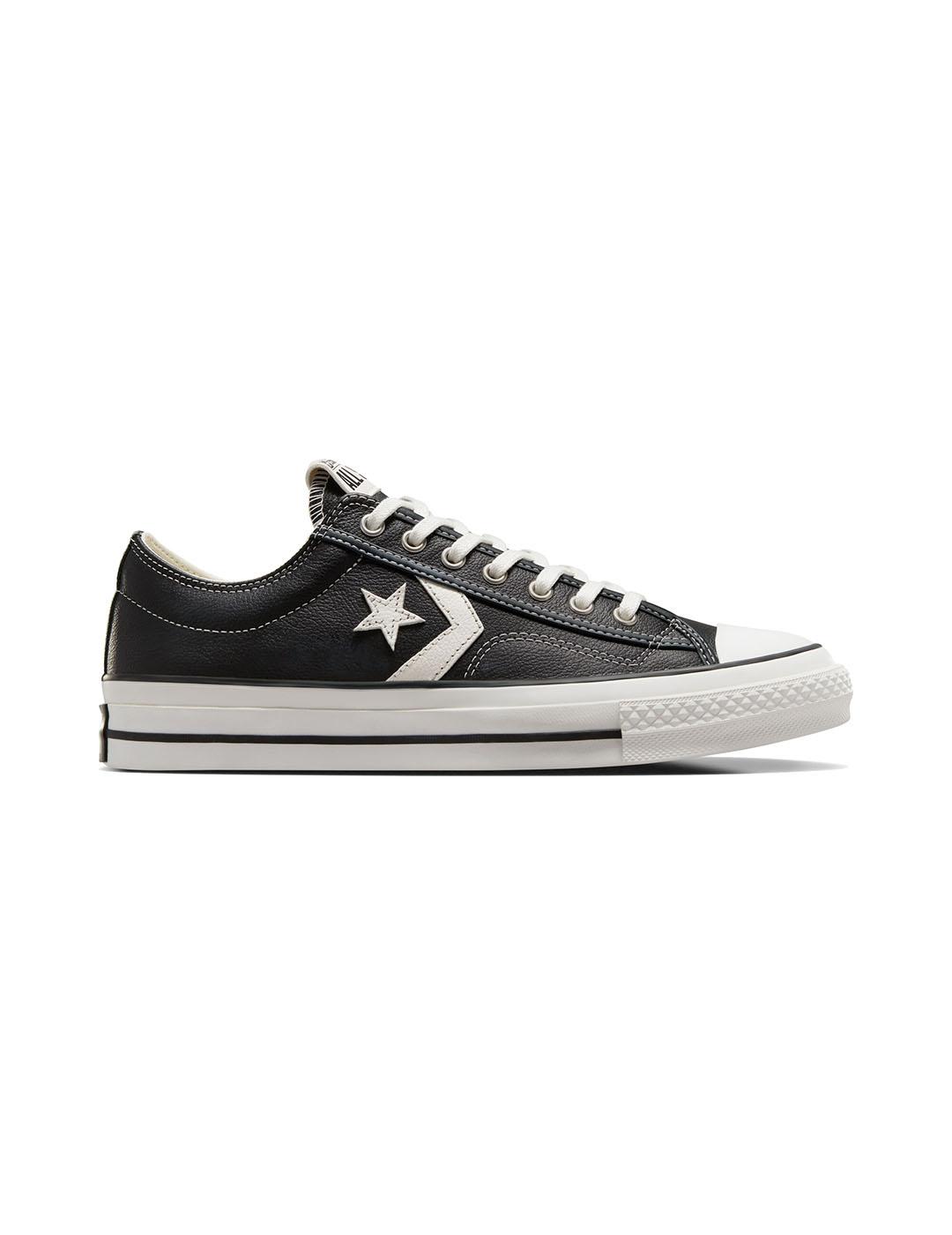 Zapatilla Converse Hombre Star player Piel negro