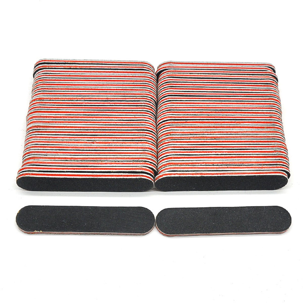 Tiras de lijado - 50 piezas - 9*2cm - Herramienta de manicura - Mini limas de uñas - Tiras de lijado de doble cara de EVA para pulido fino y grueso de uñas - Lima de uñas - Fácil de usar - Apto para uñas naturales y artificiales