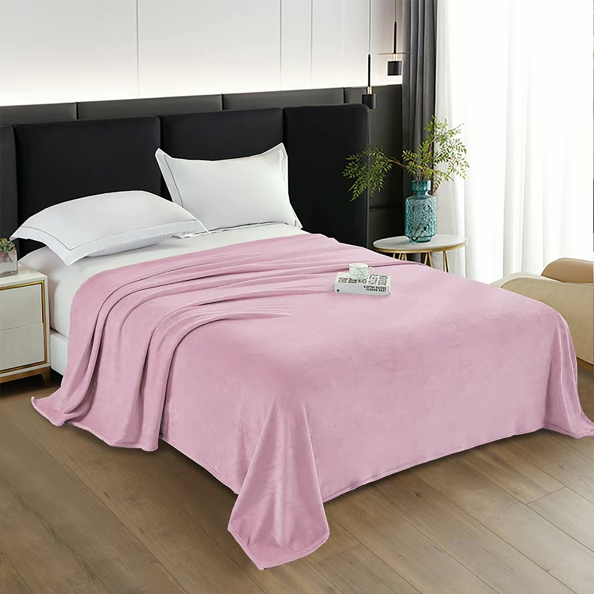 Manta de invierno, manta para la cama, manta para sofá, azul, morado, rosa tres tallas: 130*160CM, 160*220CM, 220*240CM 100% poliéster, suave y cómoda