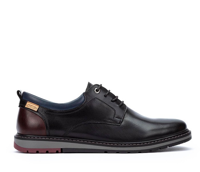 Zapato Casual Cordones Hombre Pikolinos M8j-4183C1 Berna Negro