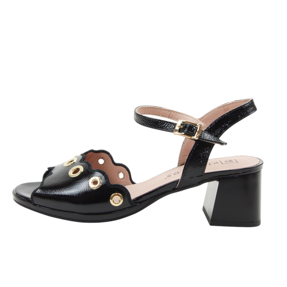 PITILLOS mod. 11213 sandalia para mujer en charol, hebilla