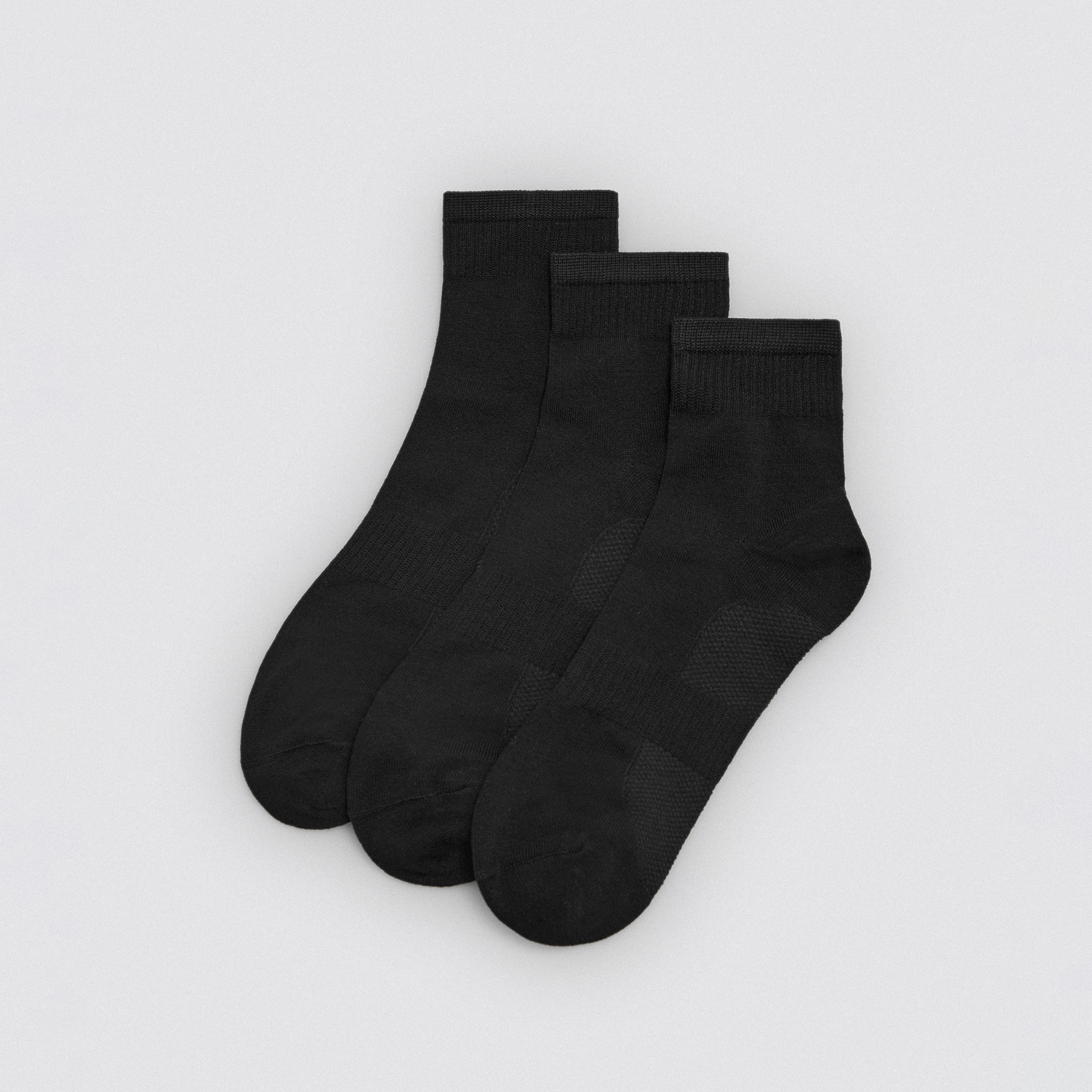 Ysabel Mora - Pack 3 calcetines cortos transpirables negro