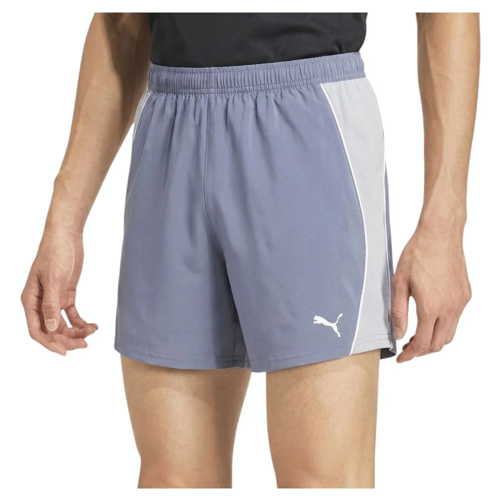 Short Puma Run Velocity 5" Sh Gris 526610-65 Running Hombre Pantalones Cortos
