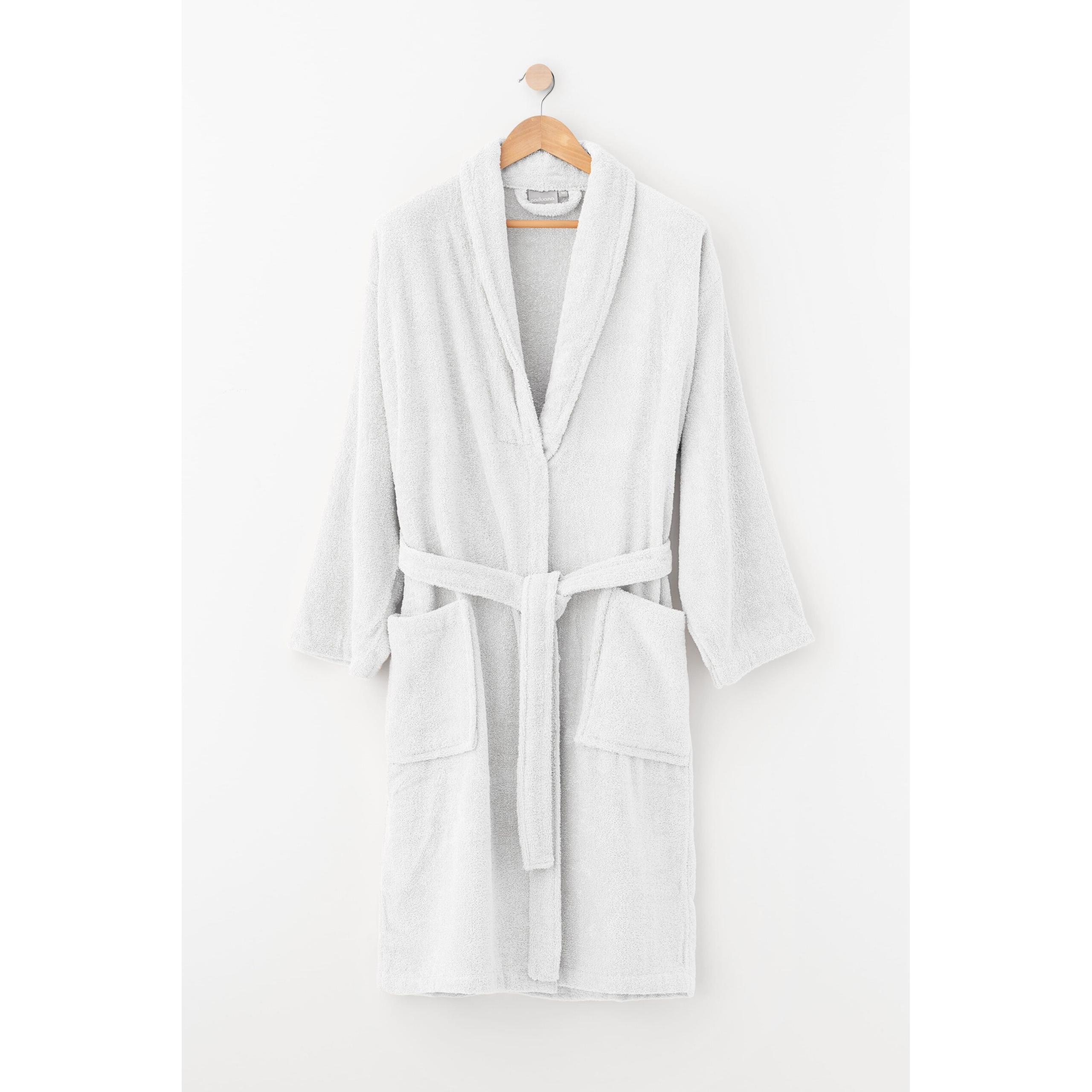Donegal Collections - Albornoz de Baño sin Capucha de Algodón Rizo Premium