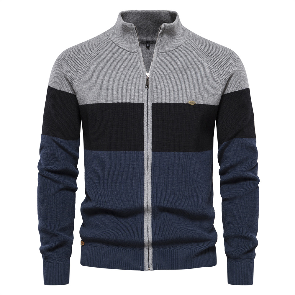 TK Chaqueta de punto para hombre, ideal para otoño e invierno.