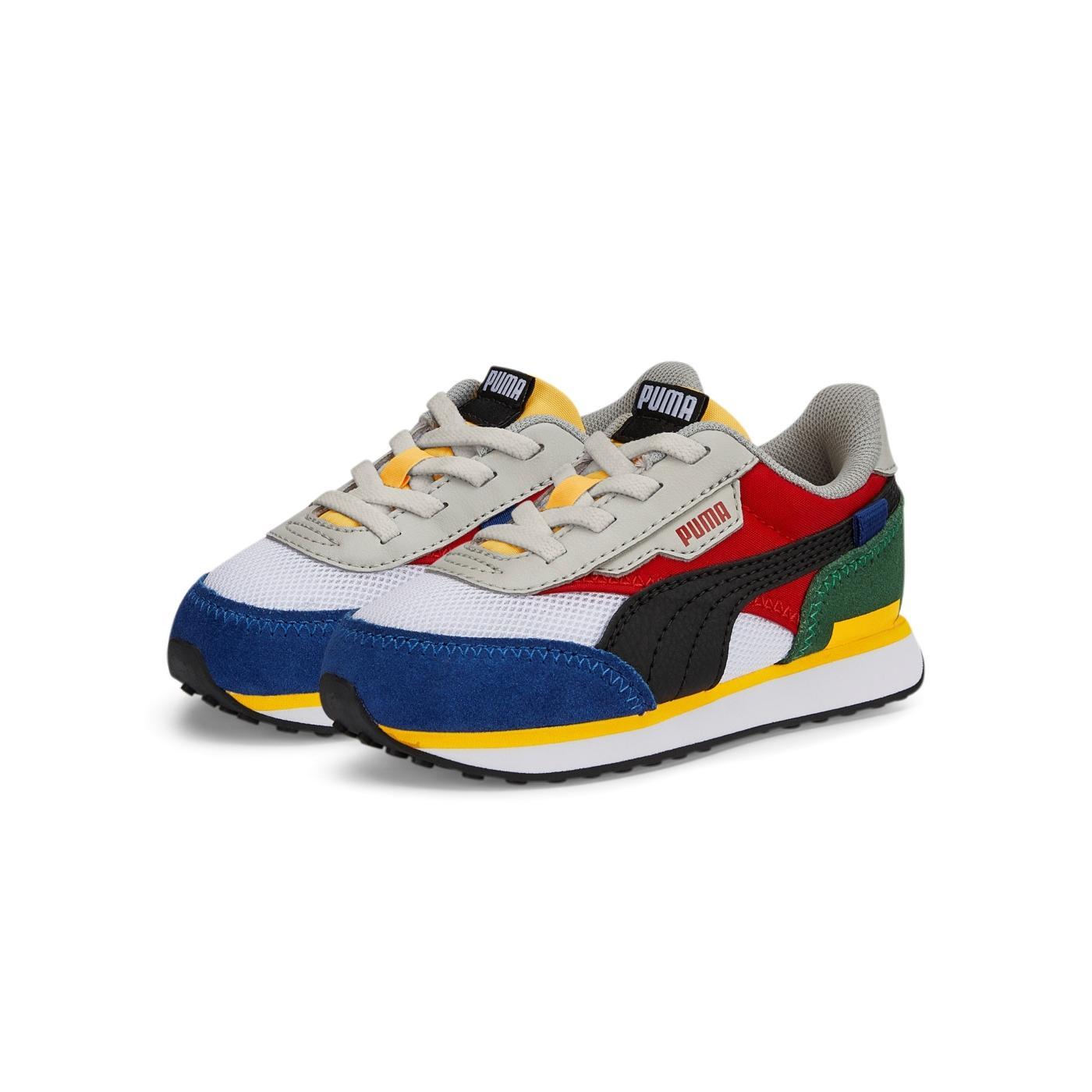 Zapatillas puma future rider splash ac inf multicolor bebé.