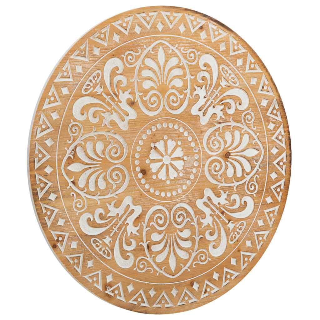 Panel Decorativo De Madera Tallada Marron 0,6x60x60cm, El mejor complemento para tu hogar