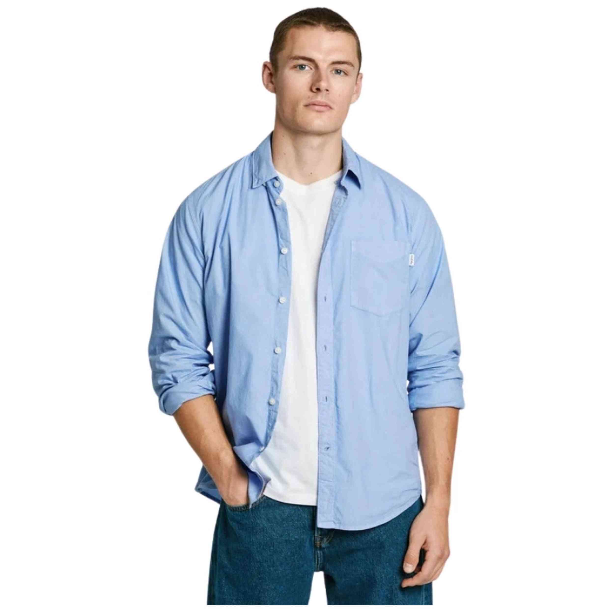Camisa Pepe Jeans modelo Arnold en color Azul Celeste