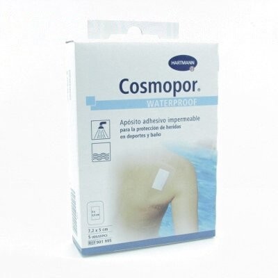 Hartmann Apósito Resistente Al Agua Transpirable Adhesión Segura 7,2x5cm 5