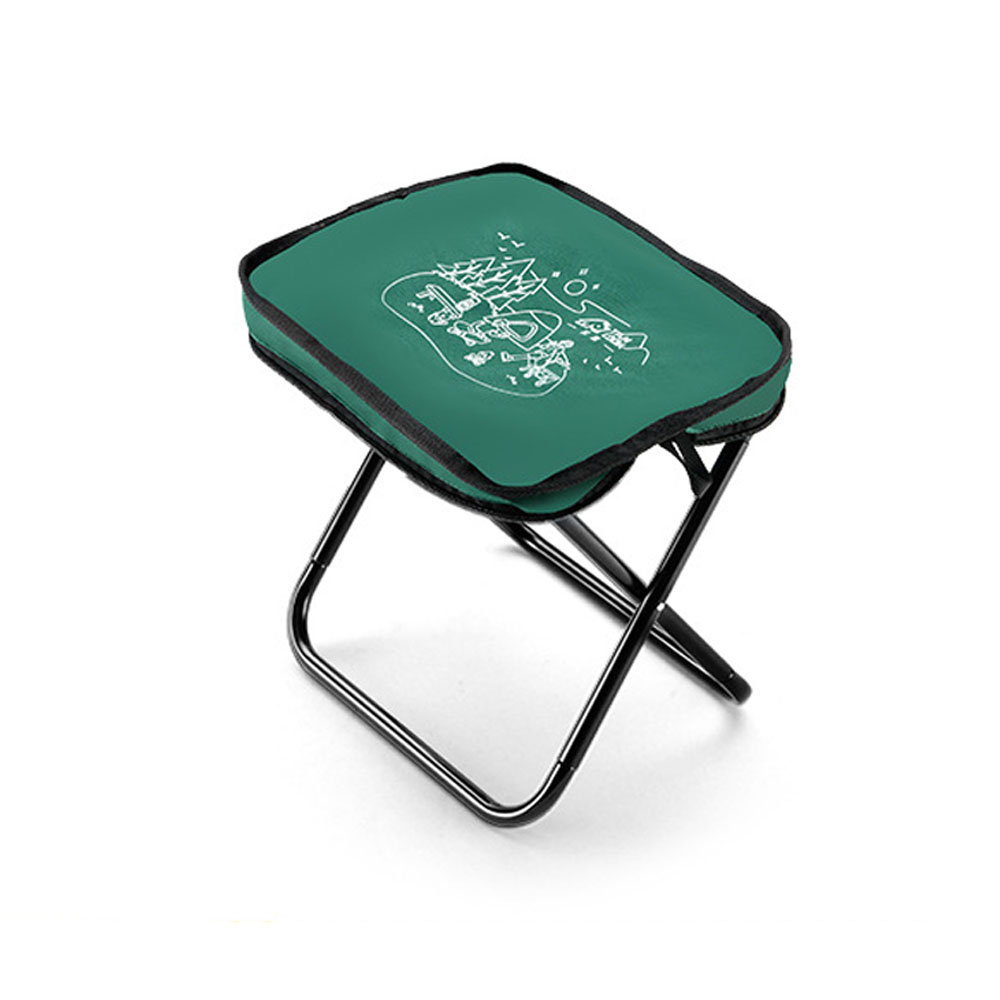 TK Taburete plegable portátil pequeño, silla de pesca, taburete suelto, taburete plegable ligero, adecuado para camping, pesca, picnic, Viajes