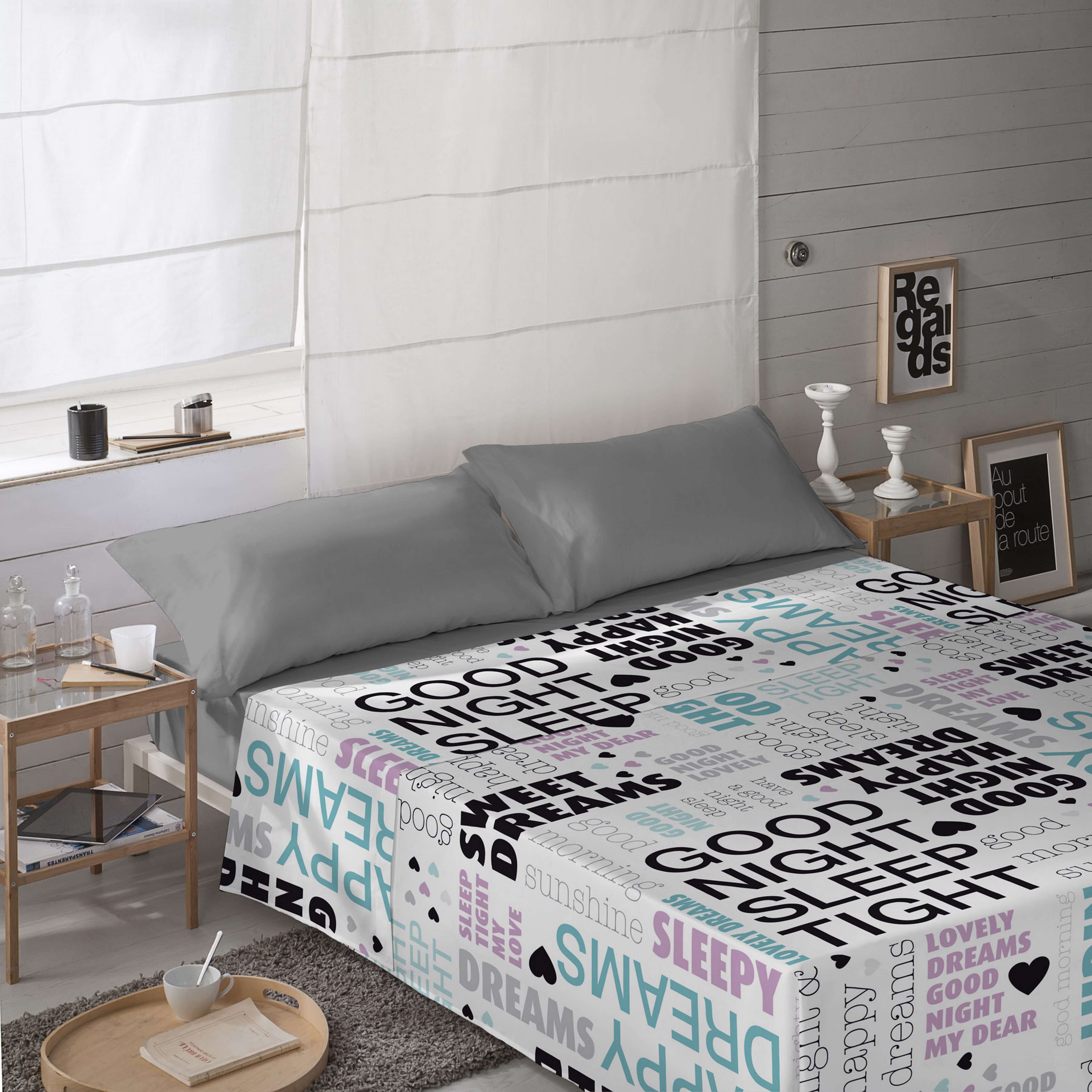 ICEHOME - Juego de Sábanas Estampadas 100% Algodón Extrasuave - Incluye 1 o 2 Fundas de Almohada - Cama 90/135/150/180 - Fabricado en España