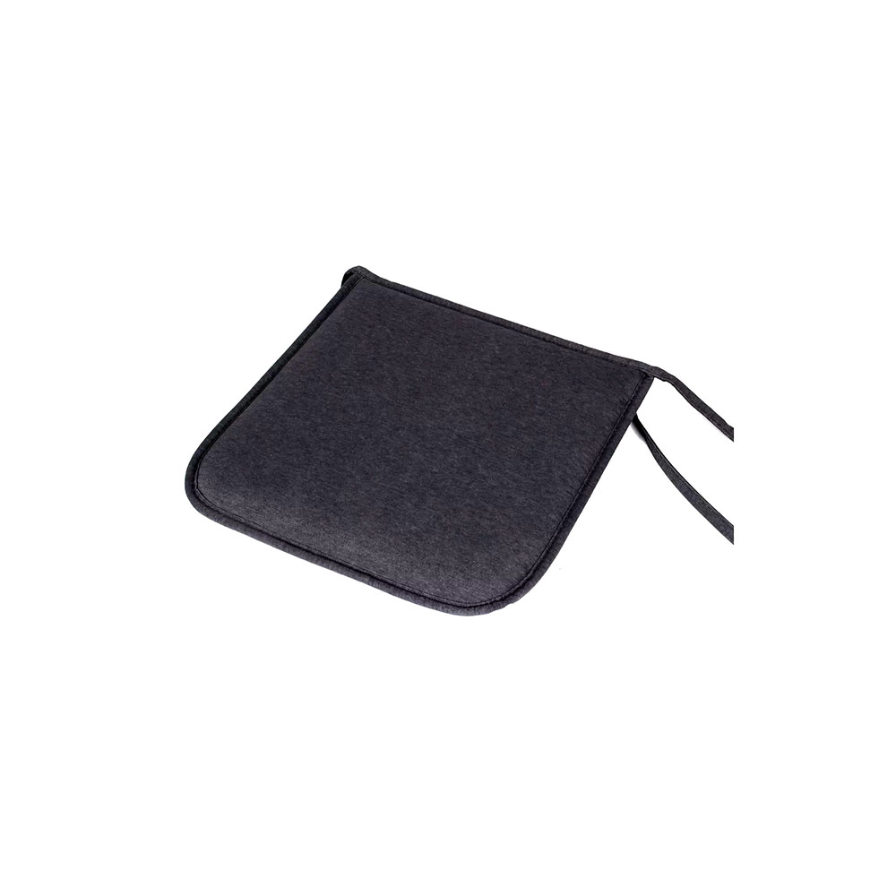 COJIN CUADRADO 38X38X4,5 CM ANTRACITA DESENFUNDABLE