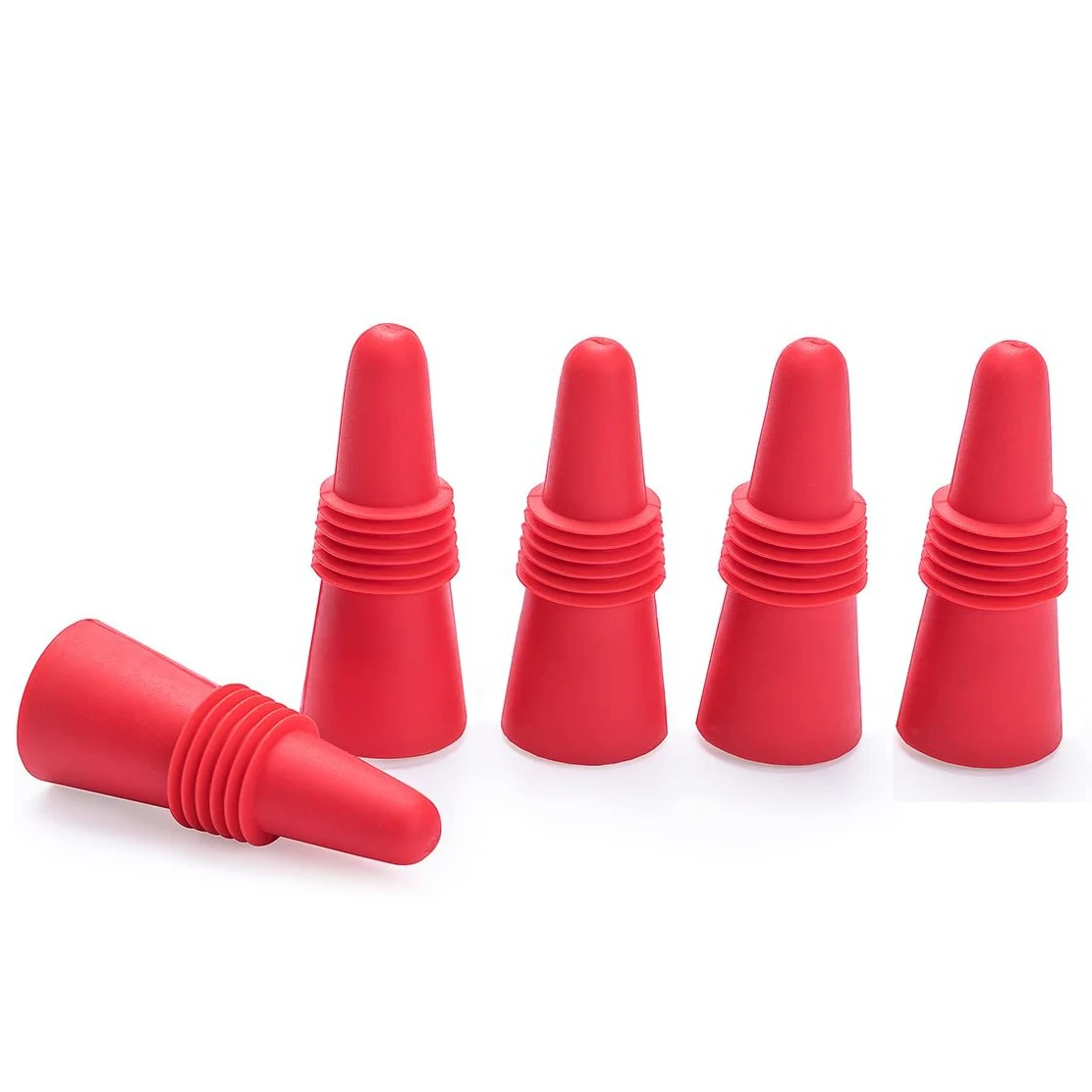 TK Juego De Tapones Para Botella De Vino De Silicona Antiparásitos a Prueba De Fugas Accesorios Para Whisky Tapón Para Cerveza Y Champán Utensilios De Cocina Para Barra