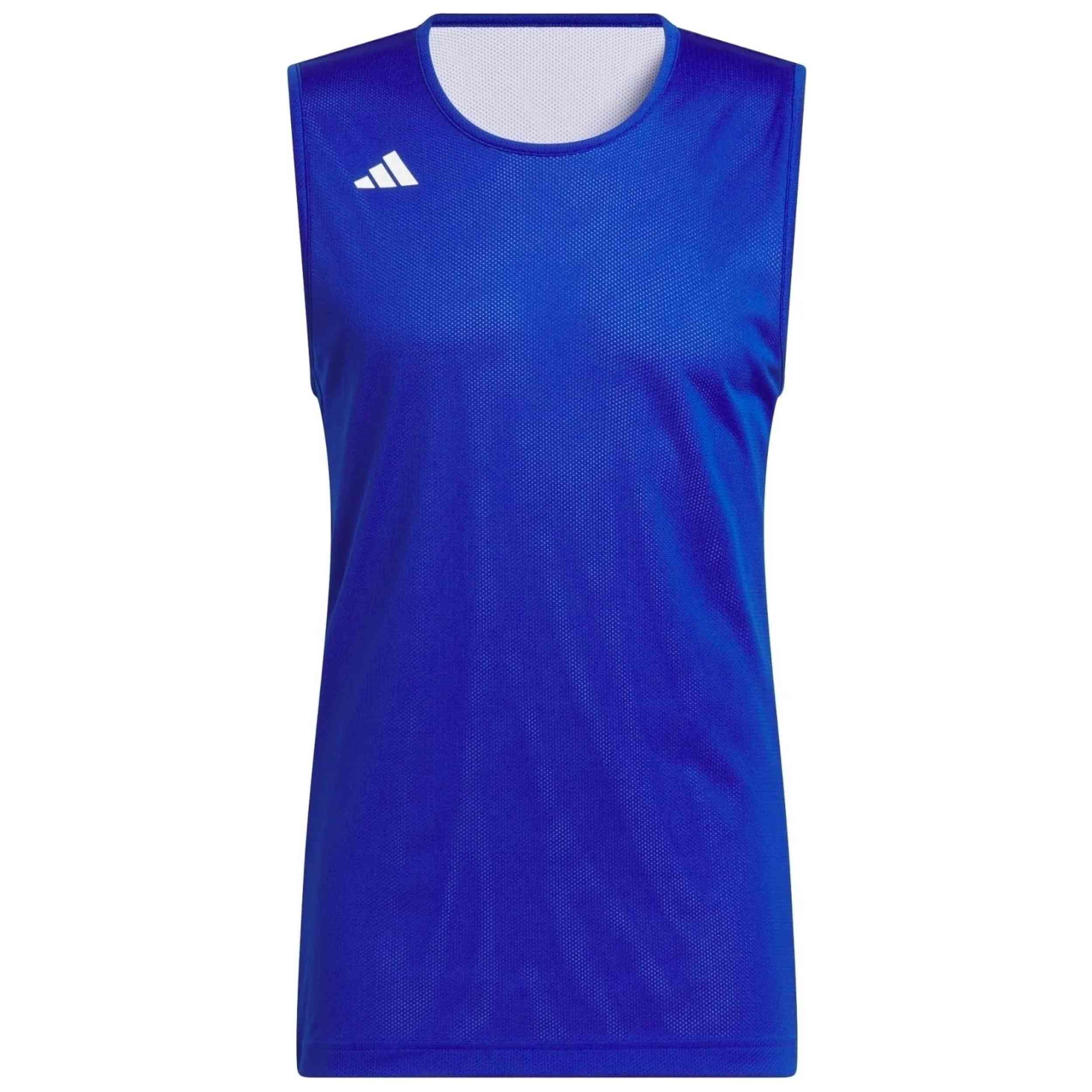 Camiseta De Baloncesto Adidas modelo 3G Speed Reversible AEROREADY "Royal Blue / White" para hombre y mujer en color Azul