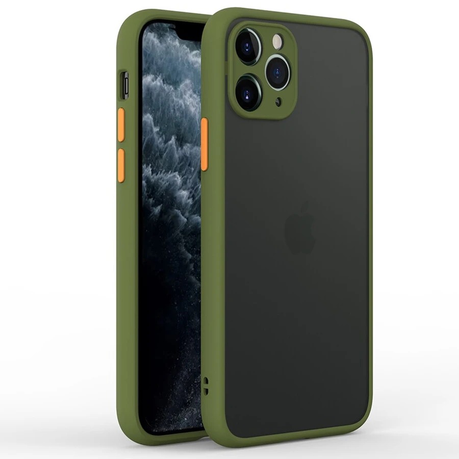Funda A Prueba De Golpes Para Iphone 12 13 14 Mini Pro Max Plus Híbrida Mate De Lujo Carcasa Semitransparente Translúcida Cubre Cámara Varios Colores Negro Rojo Azul Verde Oscuro Envío Desde España