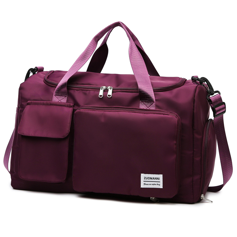 TK UNIXINU-Bolsa de viaje de gran capacidad para Mujer, Bolsa de viaje con compartimiento para Zapatos, Deportiva, fitness