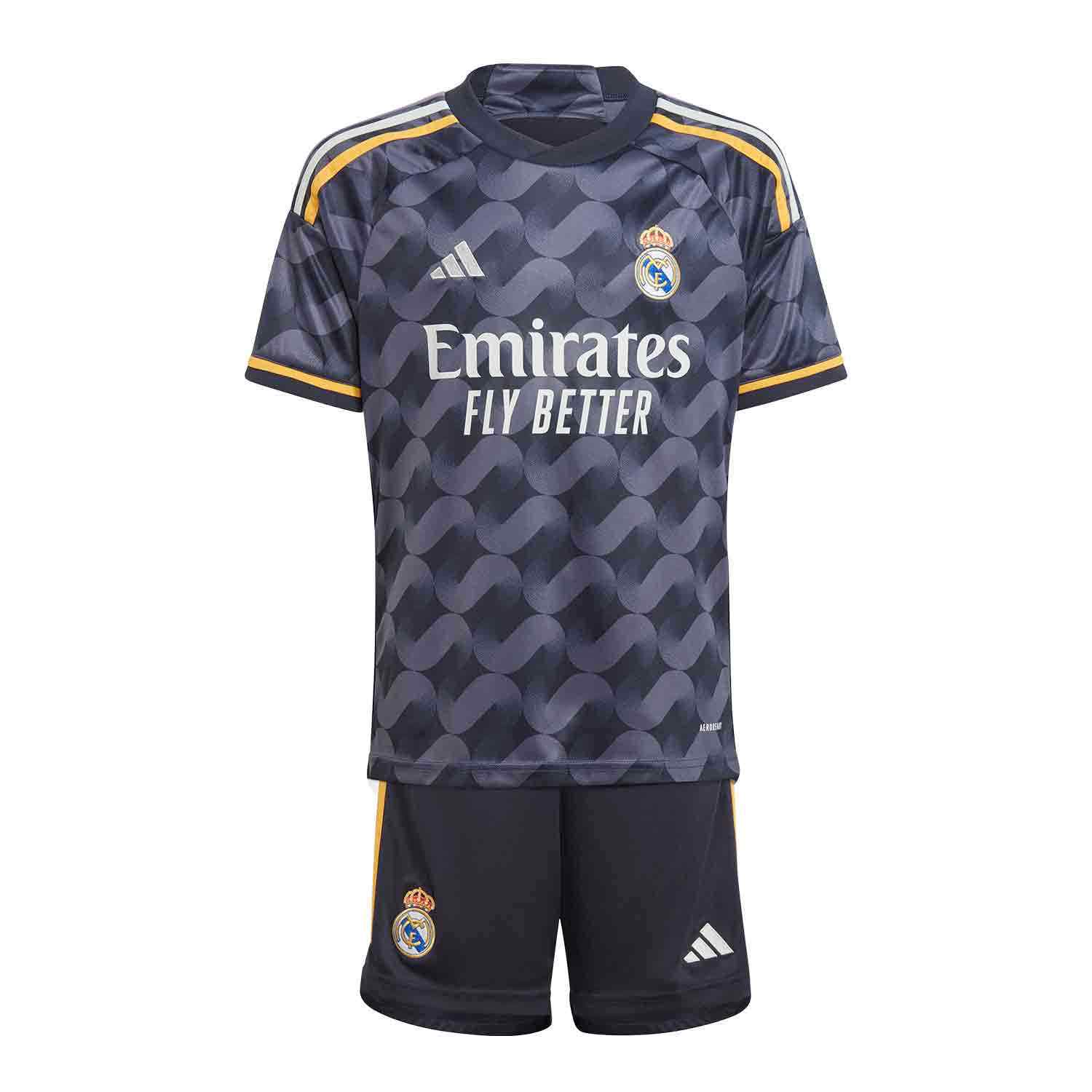 Adidas Real Madrid Segunda Equipación 23/24 Kit 8-14 Años Ia9989 Talla NiÑo 8-16 - 128cm (8 Años)