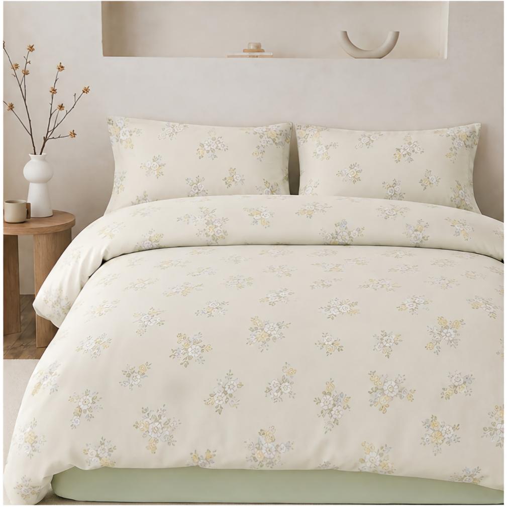 Juego de Funda Nórdica 3/4 Piezas de Algodón Extrasuave Juego de Ropa de Cama 90/105/135/150CM