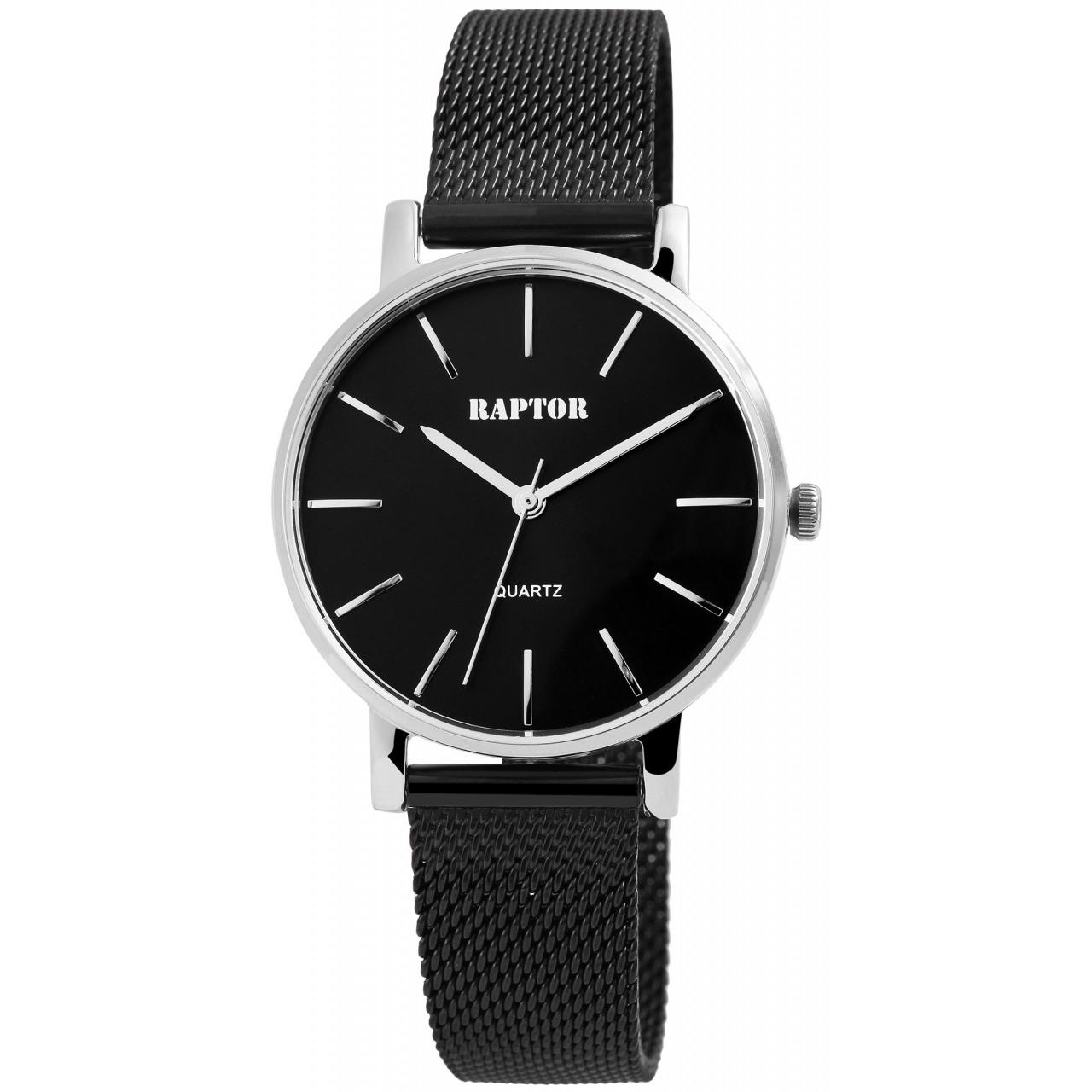 Reloj Raptor® Mujer "Wieka" com Bracelete em Malha de Aço Inoxidável