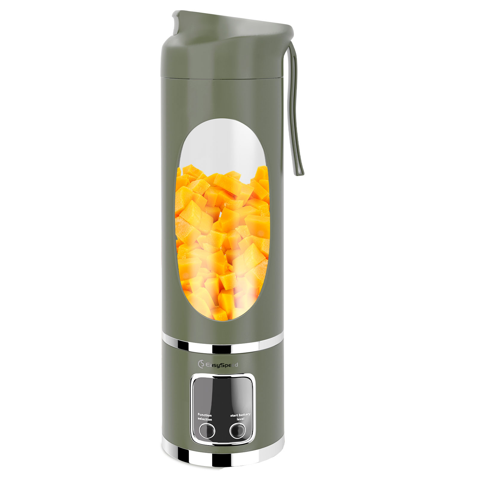EasySpeed Licuadora Batidora Portátil 450 ml, Exprimidor Jugos, Batería Recargable USB, Ideal Acampada, Gimnasio, Smoothies