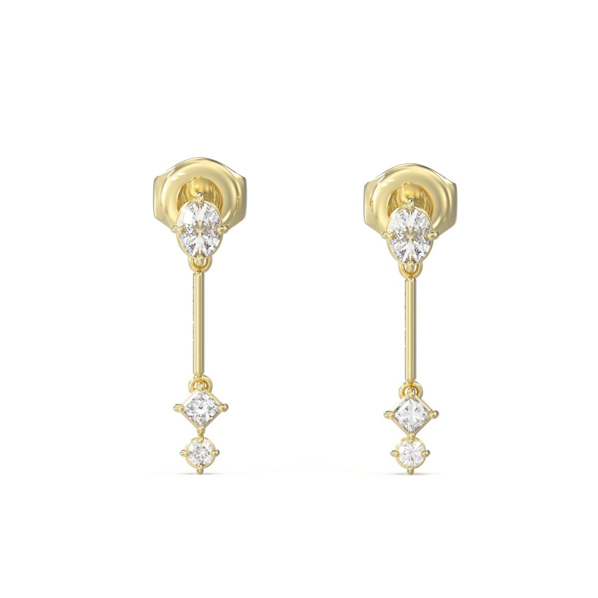Guess Pendientes Mujer Galaxy De Acero Dorado Jube05568jwygt-u