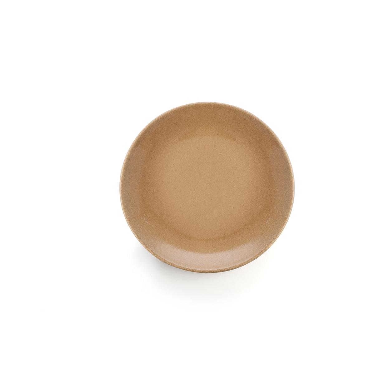 Plato de barro refractario para carne 250o029cm Vulcano de Anaflor - Negro beige o marrón - Fabricado en España - Apto para vitrocerámica microondas horno gas lavavajillas - Apilable