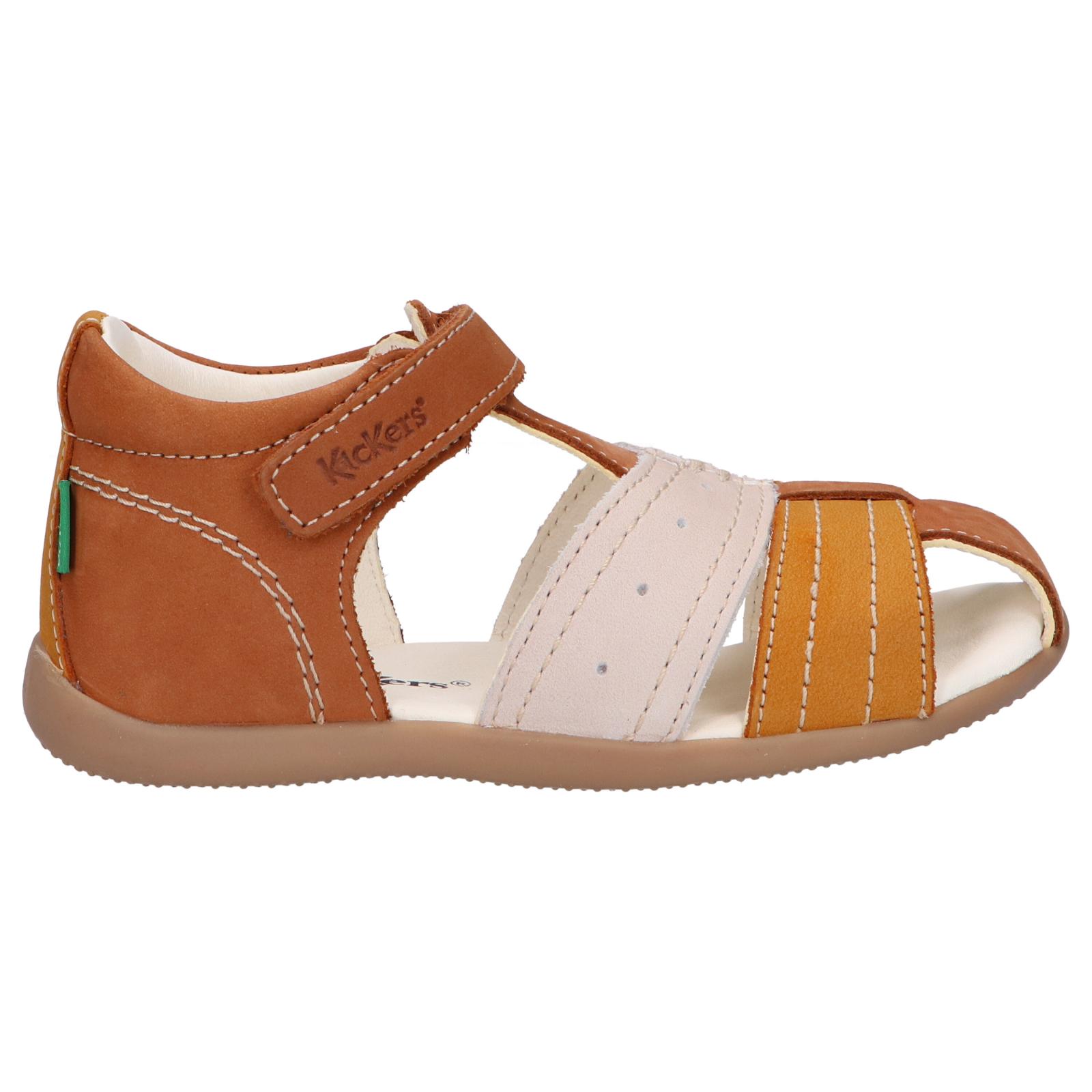Kickers boy's sandals 785420 -10 bigbazar-2 114 camel jaune