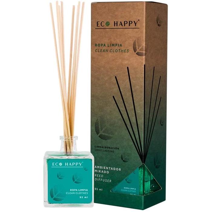 NATUAROMATIC MIKADO ENVASADO 100ML AROMA ROPA LIMPIA MIKADOS 6x7x25 Cms.