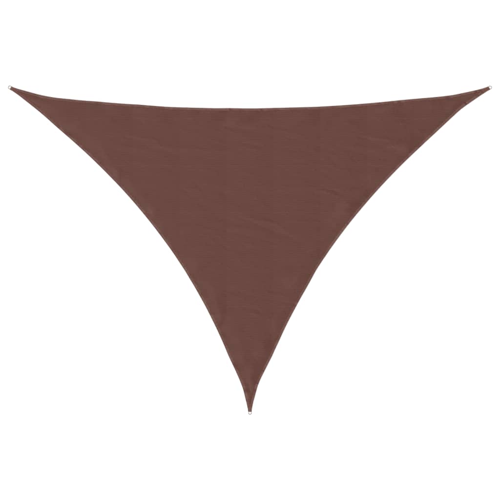 vidaXL Toldo de vela triangular tela Oxford 5x6x6 m Multicolor