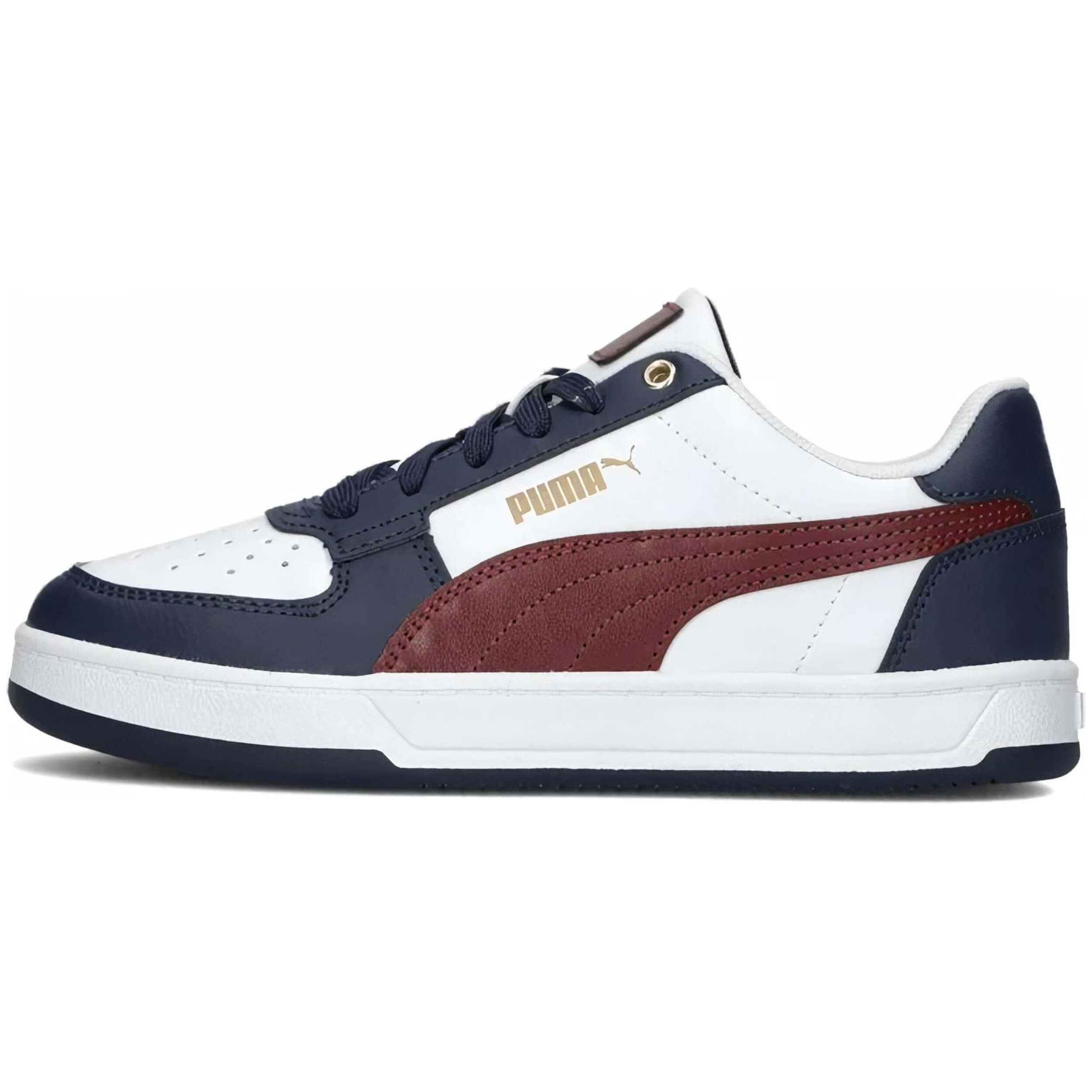 Calzado marca Puma modelo 393837-03 para junior en color blanco