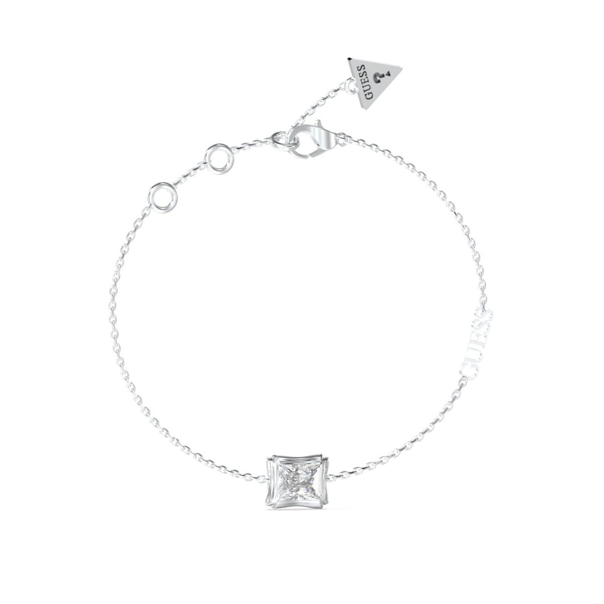 Guess Pulsera Mujer Bamboo De Acero Plateado Jubb05253jwrhs