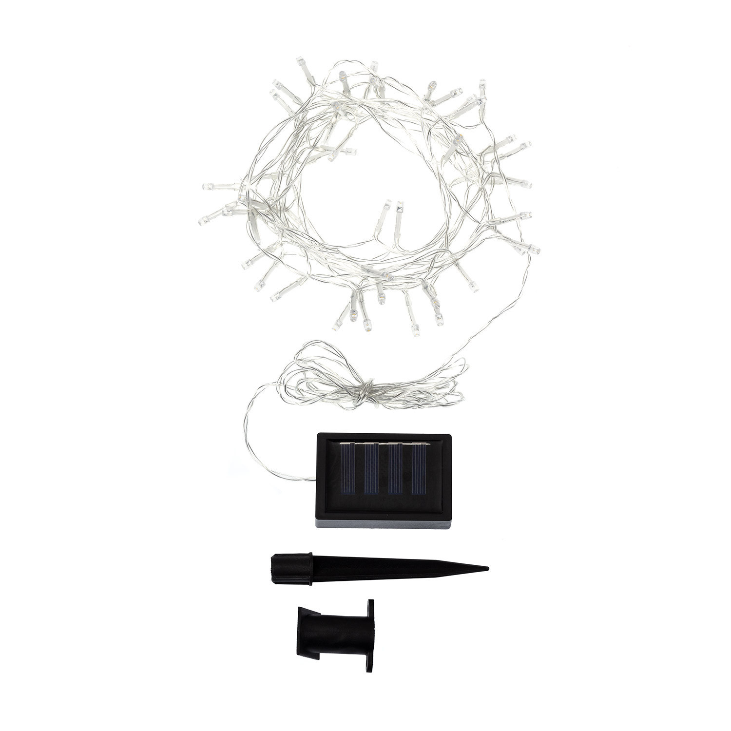 Ledkia Guirnalda Solar LED Lilac 5m para Decoración Exterior