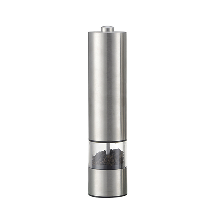 Molinillo de Pimienta Eléctrico ajustable, hand Lavado, inoxidable Maple