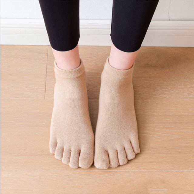 TK Calcetines De Pilates Para Mujer Antideslizantes Con Cinco Dedos Silicona Yoga Fitness Ballet Deportes Transpirables Y Cómodos