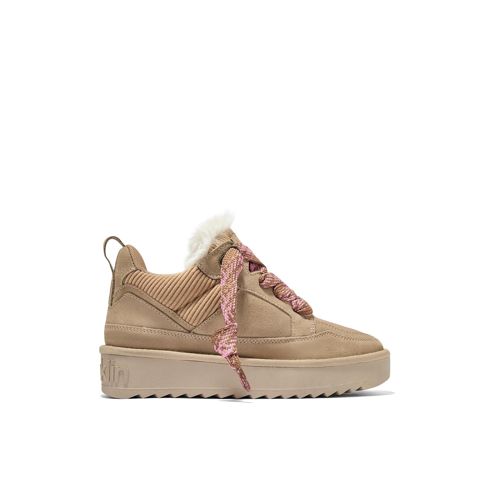 D.Franklin Zapatillas de Mujer Nordic Snk Camel - Botas para Mujer - Moda casual Mujer