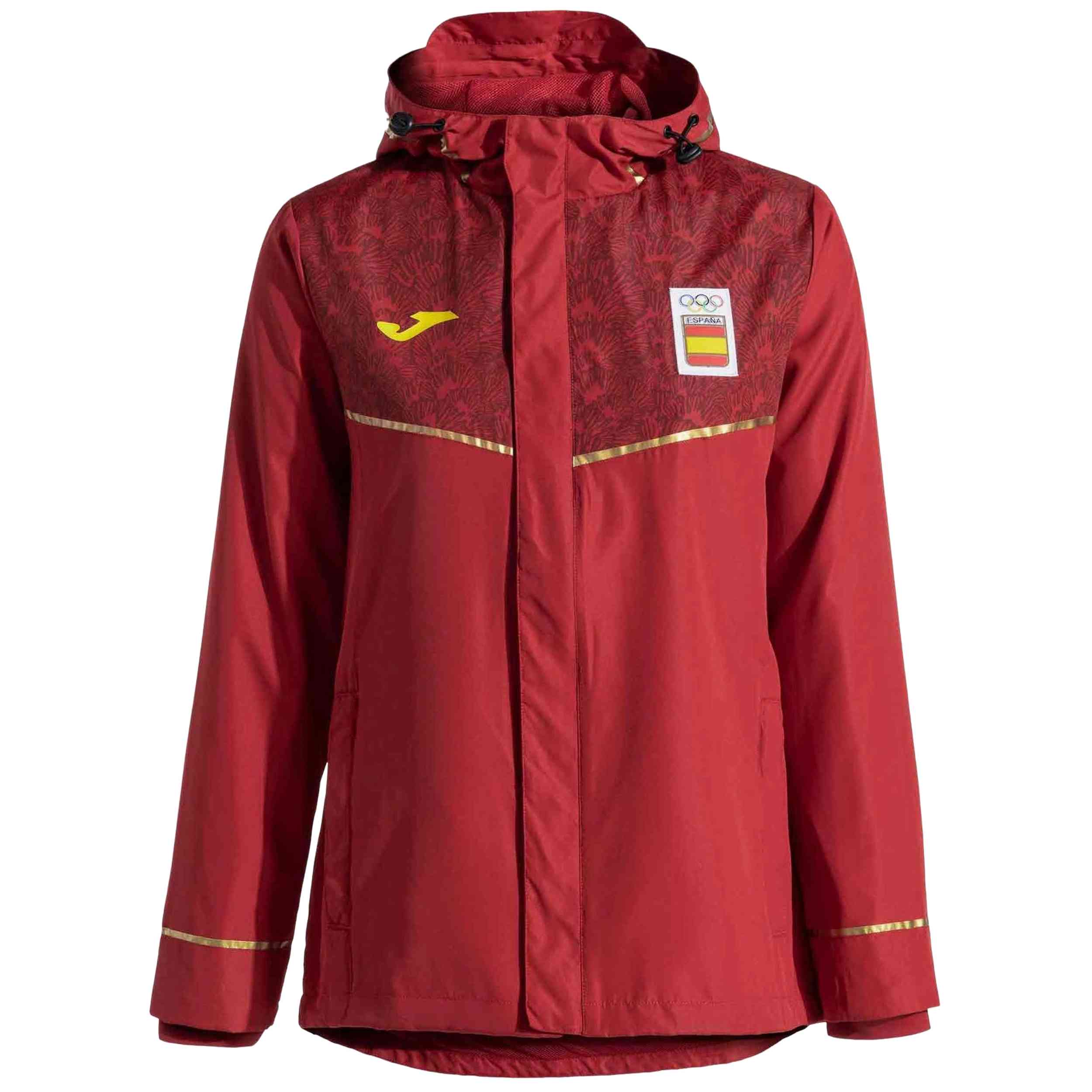 Chaqueta Joma modelo Comité Olímpico Español para Mujer en color Rojo