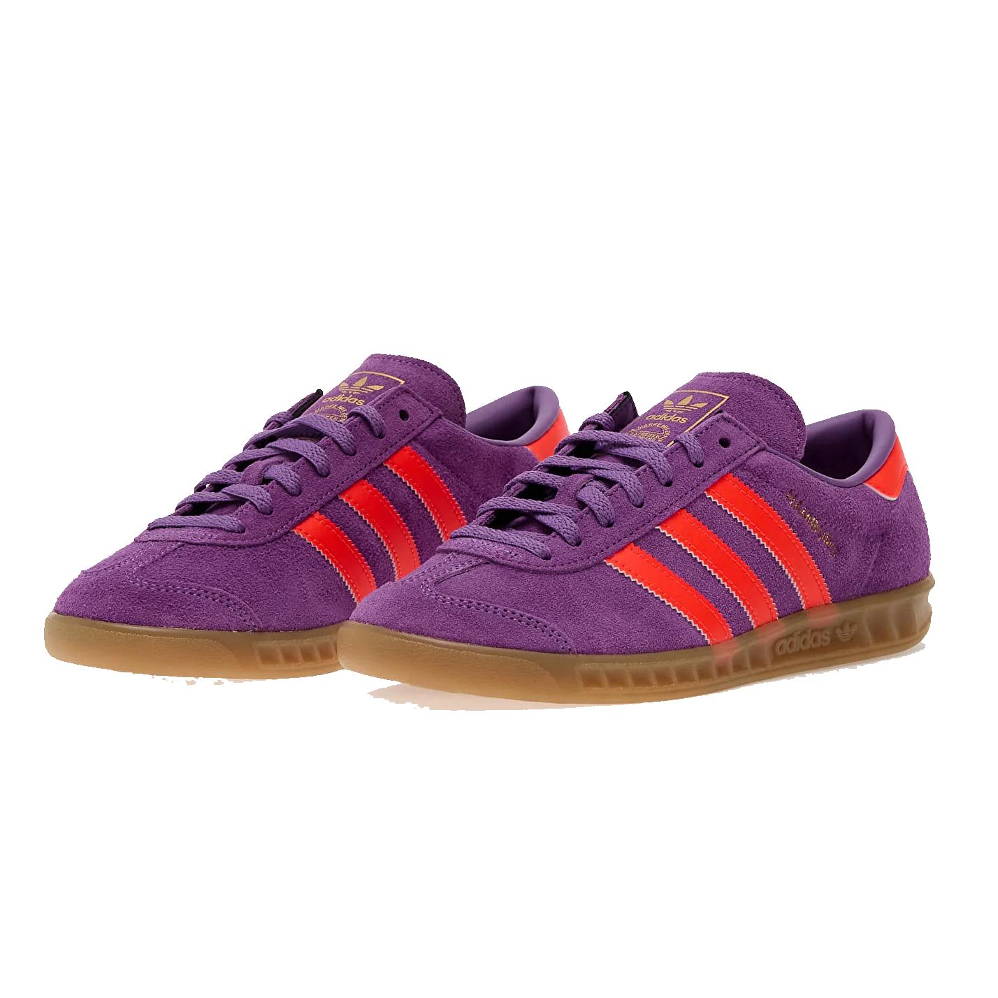 Adidas Hamburg Active Purple, Solar Red & Gold Metallic
