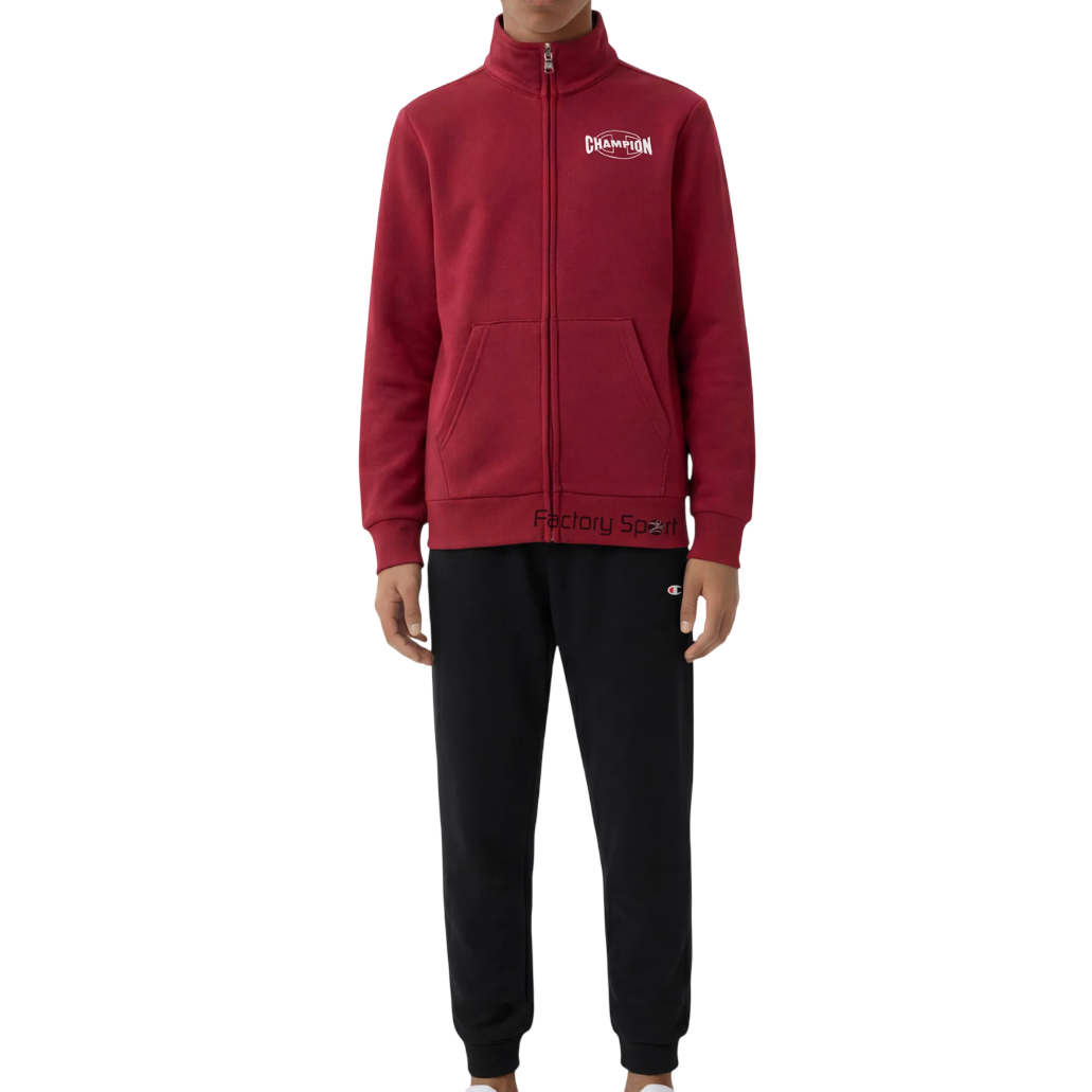 CHAMPION CHANDAL 307261 JR ALGODÓN BURDEOS/NEGRO TBR/NBK RS508 PARA NIÑO