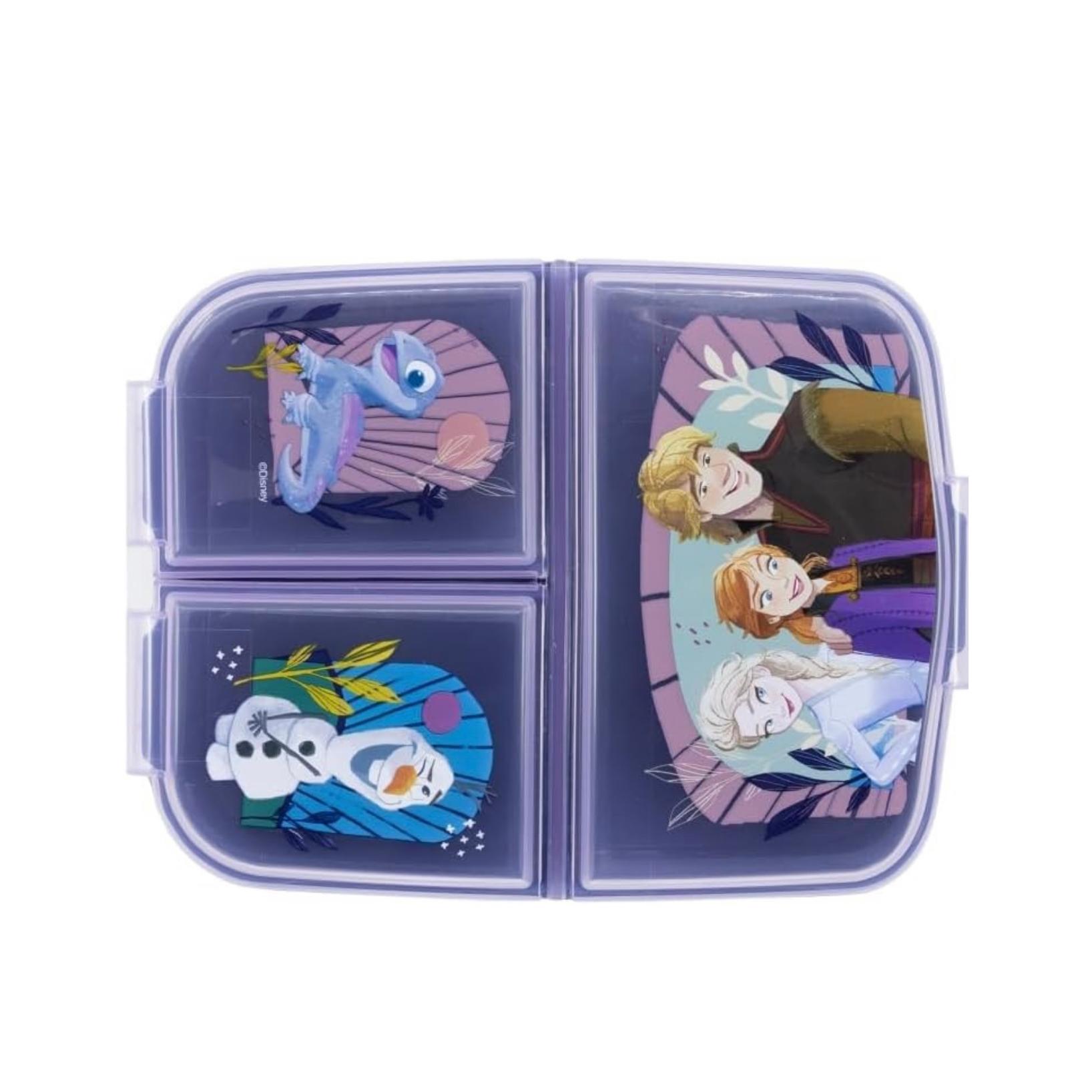 SANDWICHERA con Compartimentos |fiambrera infantil | Varias LICENCIAS Disponibles (Disney, Frozen, LOL, Patrulla Canina, minnie mouse,princesas,stitch,peppa pig,bluey,pokemon ,micky,Batman..)