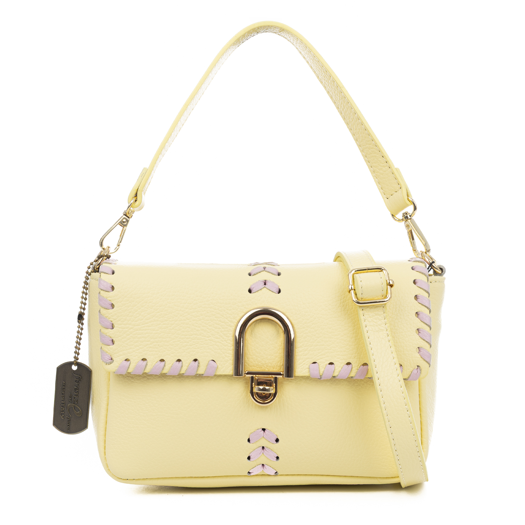 Basicò Bolso de mano Mujer. Piel auténtica Dollaro