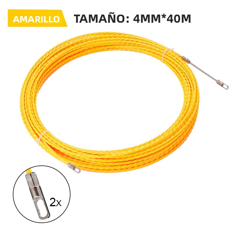 TK 4mm Cable Push Puller Fiberglass Herramienta De Conducción De Cables Puller Guía De Ancilto 10-50M Para Telecommunicaciones