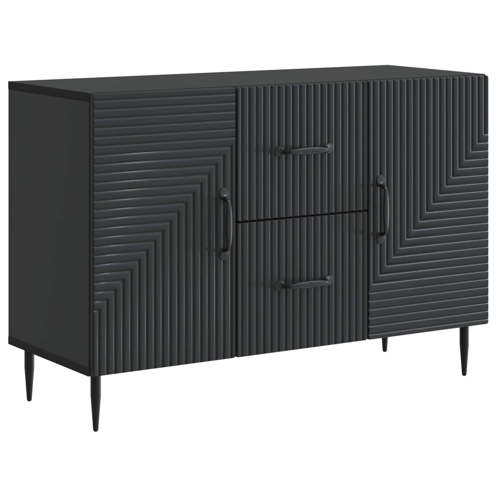 vidaXL Aparador 89 x 34,5 x 60 cm Madera de Ingeniería Multicolor